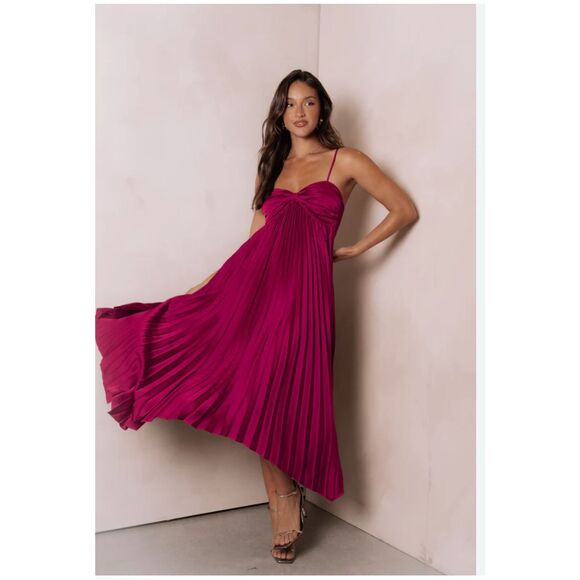 Petal & pup NWT Vikki Magenta Dress 16 - Picture 1 of 11